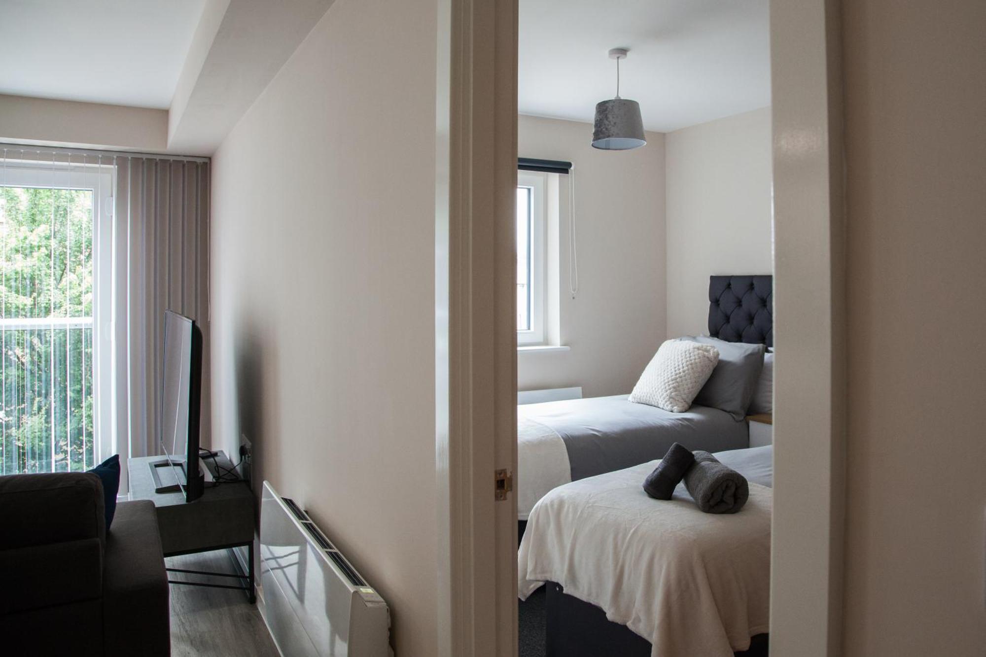 Modern 2Bd Apartment In Manchester City Dış mekan fotoğraf