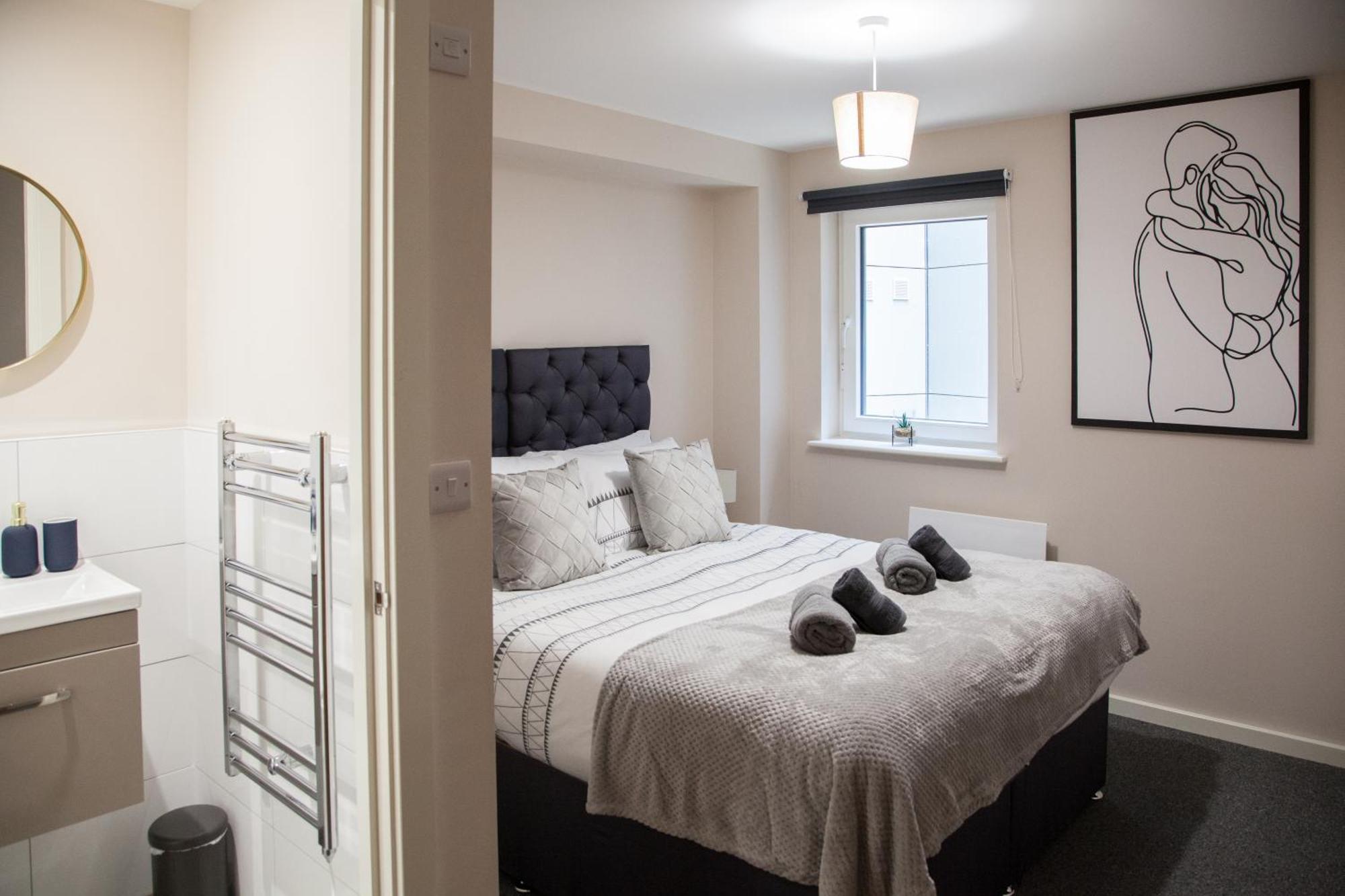 Modern 2Bd Apartment In Manchester City Dış mekan fotoğraf