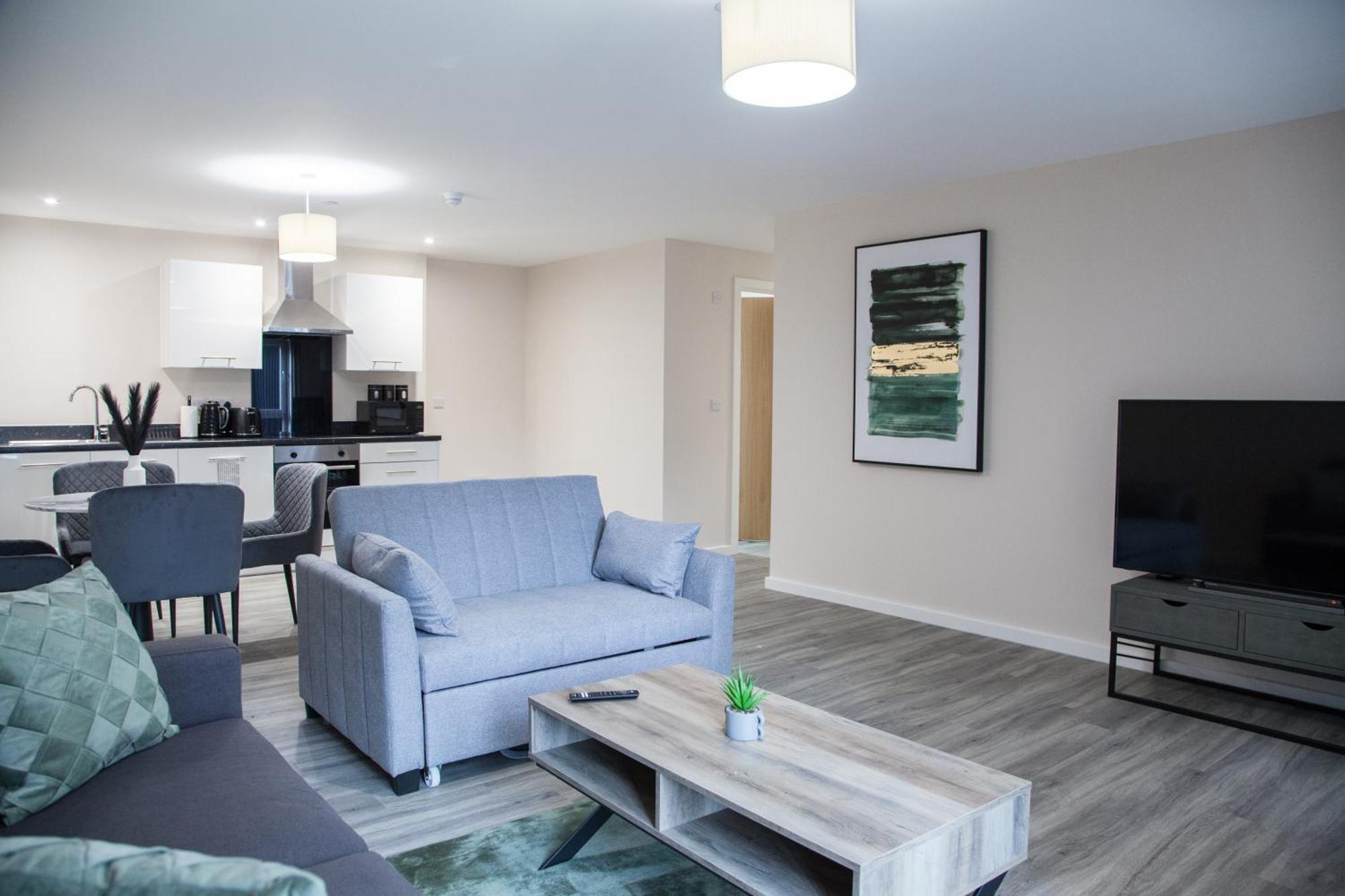 Modern 2Bd Apartment In Manchester City Dış mekan fotoğraf